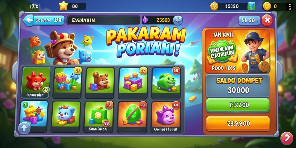 Karakter unik yang menambah keseruan permainan.